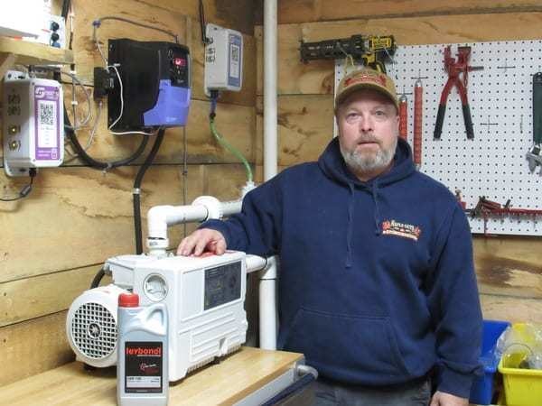 SOGEVAC單級旋片泵在收集楓樹糖汁的應用