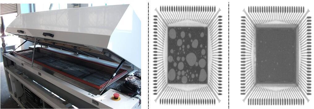 使用真空前后X光對比圖 使用真空前后X光對比圖